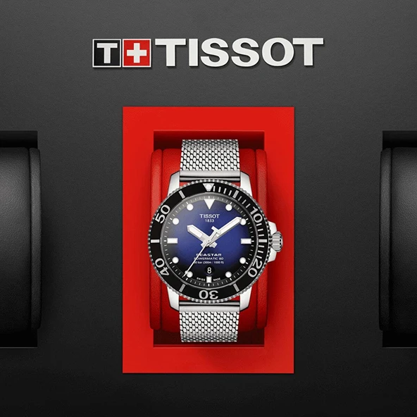 Tissot Seastar 1000 Powermatic 80 T1204071104102 Erkek Kol Saati T120.407.11.041.02 - Resim 5