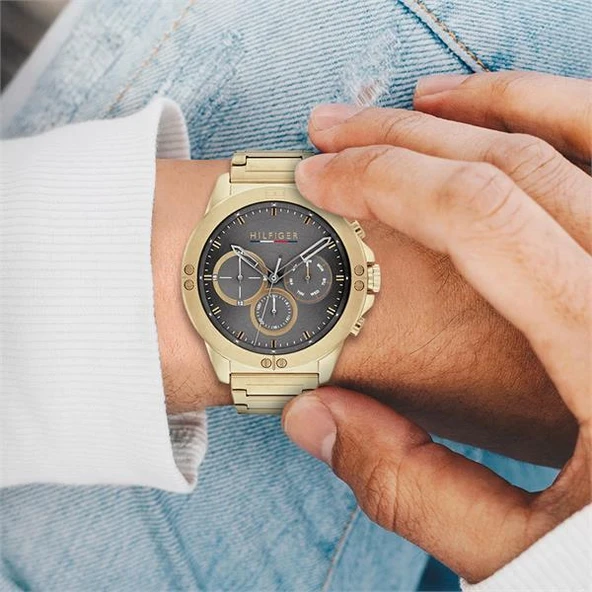 Tommy Hilfiger TH1791891 Erkek Kol Saati - Resim 4