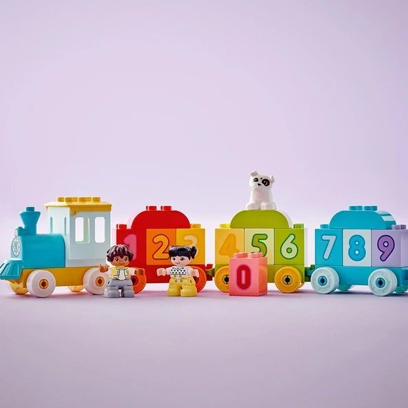 10954 LEGO® Duplo® İlk Sayı Treni - Saymayı Öğren 23 parça +1.5 yaş - Resim 3