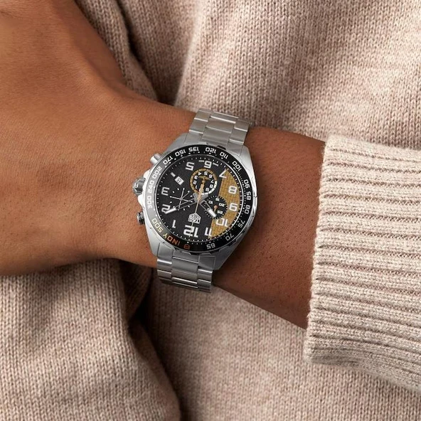 TAG Heuer Formula 1 Chronograph X Indy 500 CAZ101AU.BA0842 Erkek Kol Saati - Resim 5
