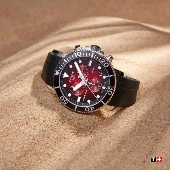 Tissot Seastar 1000 Chronograph T120.417.17.421.00 Erkek Kol Saati - Resim 4