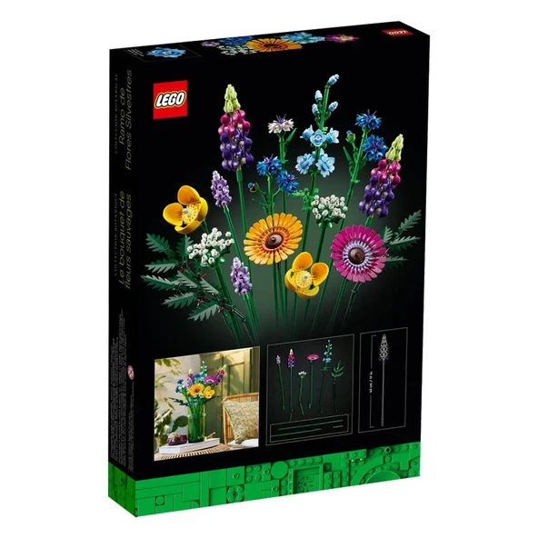 10313 LEGO® icons - Kır Çiçekleri Buketi 939 parça +18 yaş - Resim 7