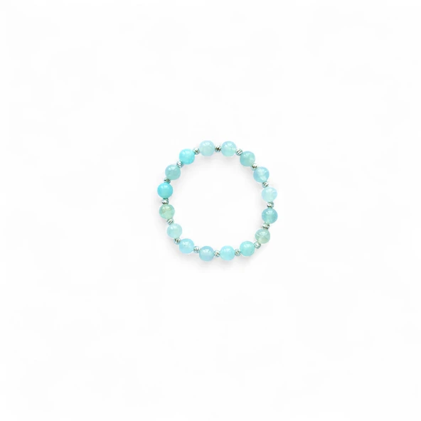Aquamarin Doğaştaş Bileklik - Resim 2