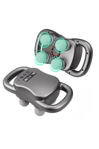 Glr Hy-2202 4 Başlıklı Faysa Tabancası - Çok Fonksiyonlu El Masaj Aleti - 20 Vites Ayarlı ürün görseli 1