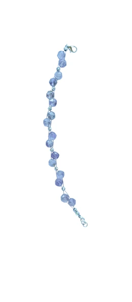 Ametist Çelik Doğaltaş Bileklik - Resim 3