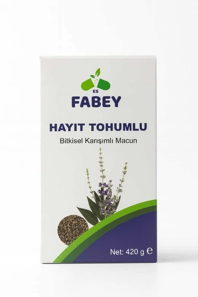 esfabey Neşe Natural  Hayıt Tohumlu Bitkisel Karışımlı Macun 420gr - Resim 2