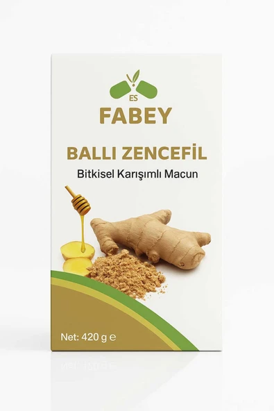 esfabey  Neşe Natural Ballı Zencefilli Bitkisel Karışımlı Macun 420gr - Resim 5