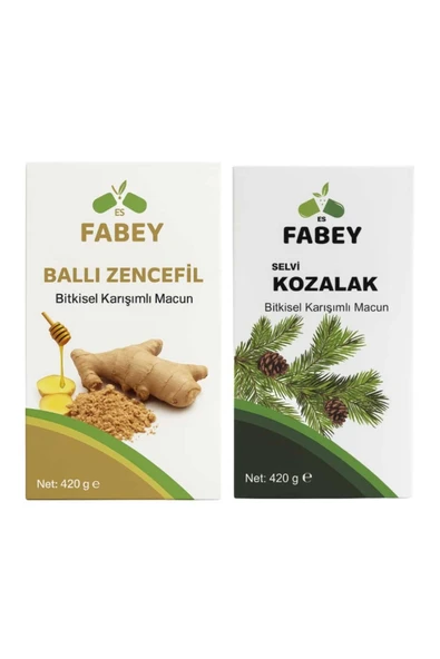 esfabey Neşe Natural Ballı Zencefil Macun + Selvi Kozalak Macunu ürün görseli