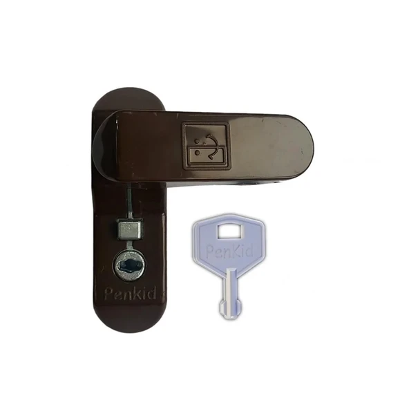5 Adet Penkid Pvc Pencere Çocuk Emniyet Kilidi Anahtarlı - Resim 5
