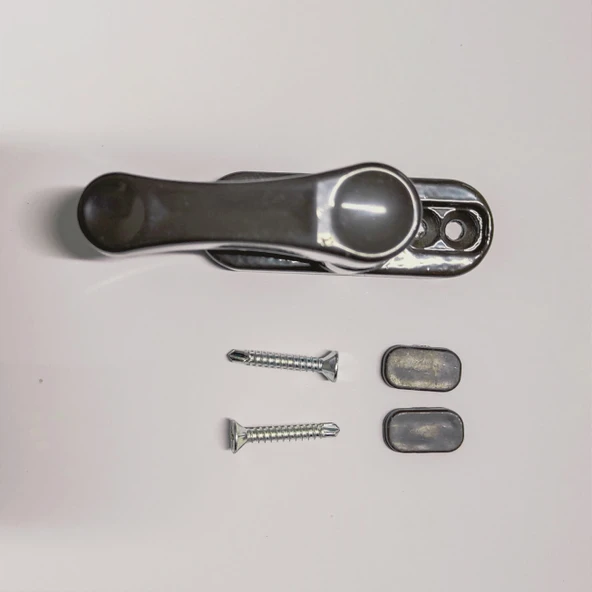 1 Adet Pvc Kapı Pencere Pimapen Çocuk Emniyet Kilidi Hırsız Güvenlik Mandalı Çek Çevir Metal - Resim 5