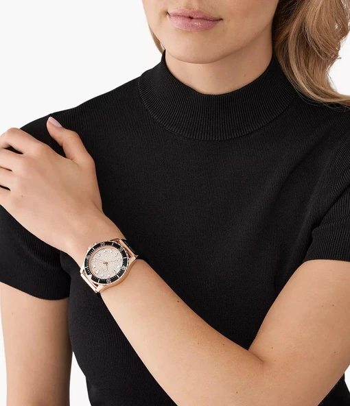 Michael Kors Everest MK7358 Kadın Kol Saati - Resim 4