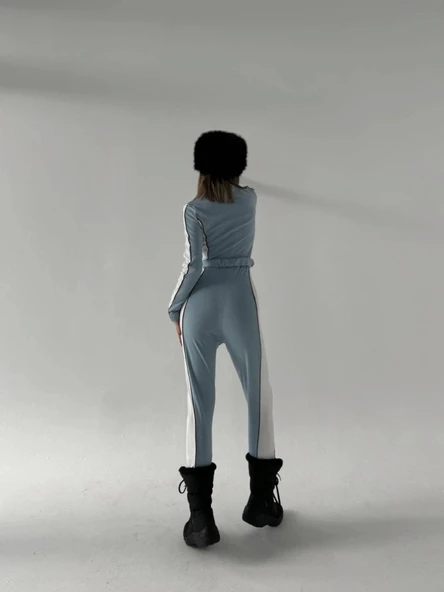 Kemer Detaylı Fermuarlı Tulum  Bebe avisi ürün görseli