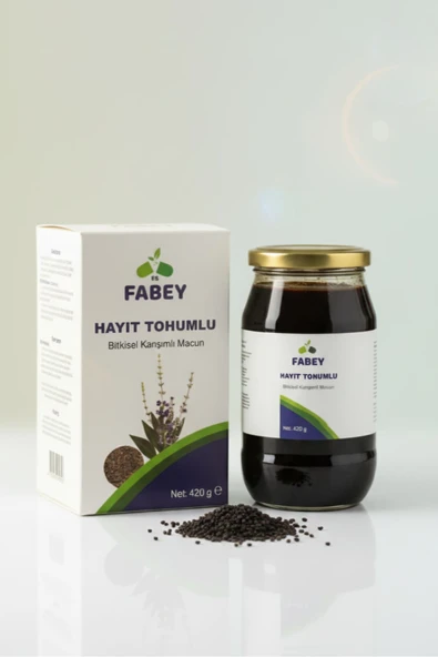 esfabey Neşe Natural  Hayıt Tohumlu Bitkisel Karışımlı Macun 420gr - Resim 5