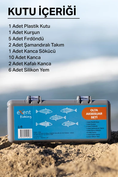 Exent Tam Takım Kıyı Olta Seti - 300 cm Kamışla - Resim 6