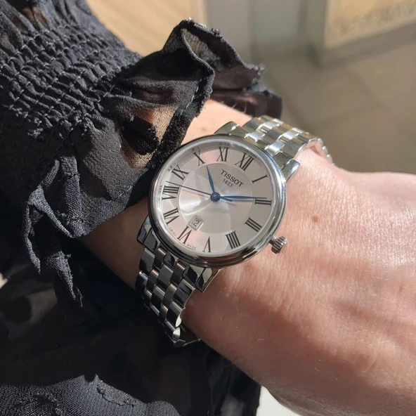 T1222101103300 Tissot Carson Premium Kadın Kol Saati T122.210.11.033.00 - Resim 5