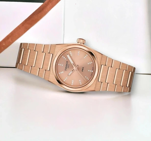 T1370103350600 Tissot PRX 25mm Kadın Kol Saati T137.010.33.506.00 - Resim 2