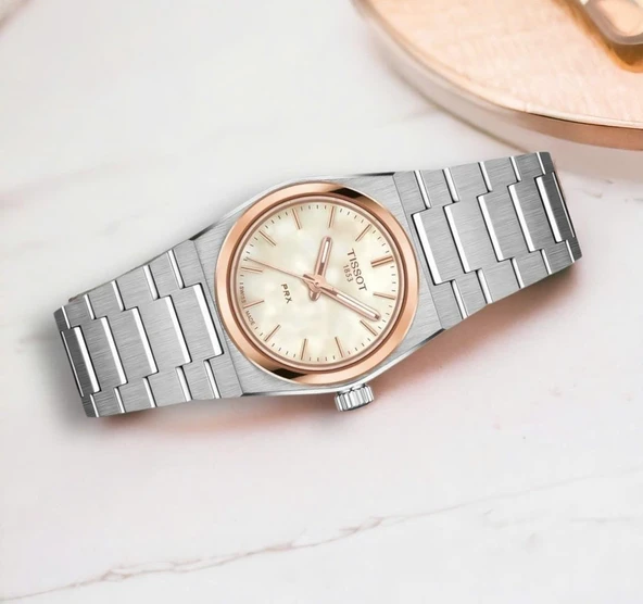 T1370102111100 Tissot PRX 25mm Kadın Kol Saati T137.010.21.111.00 - Resim 4