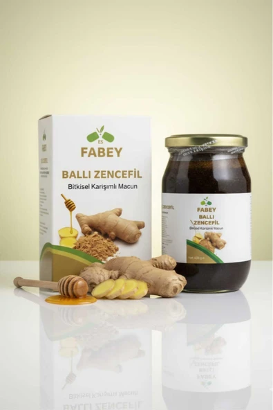 esfabey  Neşe Natural Ballı Zencefilli Bitkisel Karışımlı Macun 420gr - Resim 2
