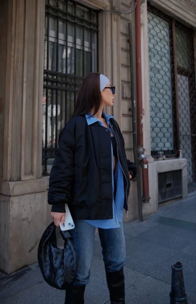 Cepli Bomber Ceket ont  iyah - Resim 3