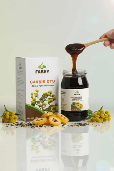 esfabey Neşe Natural Çakşır Otu Bitkisel Karışımlı Macun 420gr - Resim 4