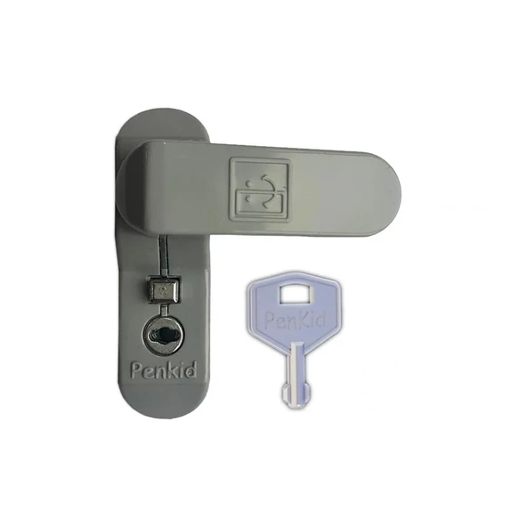Penkid Pvc Pencere Çocuk Emniyet Kilidi Anahtarlı 1 Adet - Resim 6