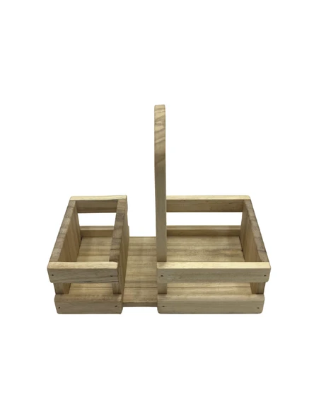 Ahşap Doğal Baharatlık Yağdanlık ve Peçetelik Altı(KAVAK-IHLAMUR) Ahşap Rengi AHŞAP - 10 ADET - Resim 3