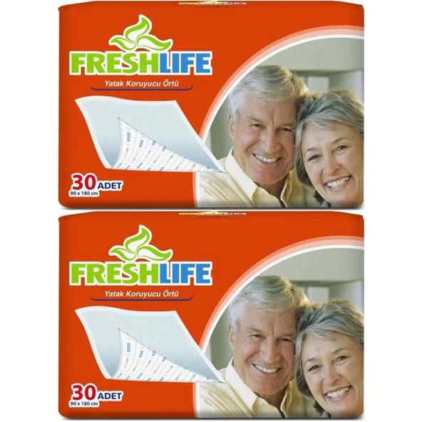 FreshLife Hasta Yatak Koruyucu 90*180CM 60 Adet (2PK*30) ürün görseli 1