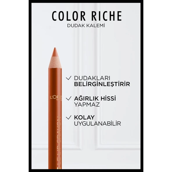 L'Oréal Paris Color Riche Dudak Kalemi - 236 Organza - Resim 2