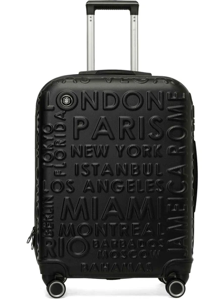 Lumberjack Lugano Siyah Renk Orta Boy Valiz ürün görseli