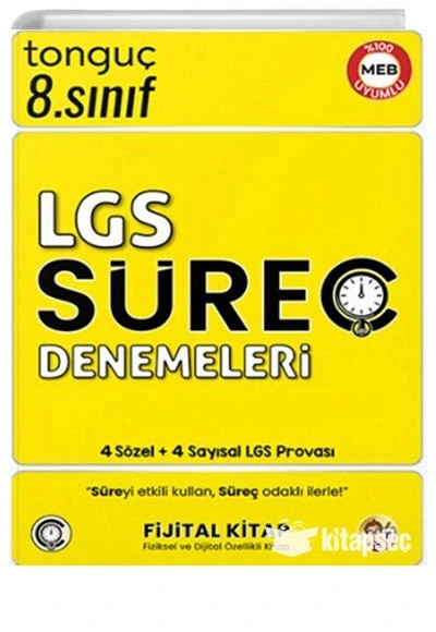 Tonguç 8.Sınıf Lgs Süreç İzleme Denemeleri ürün görseli