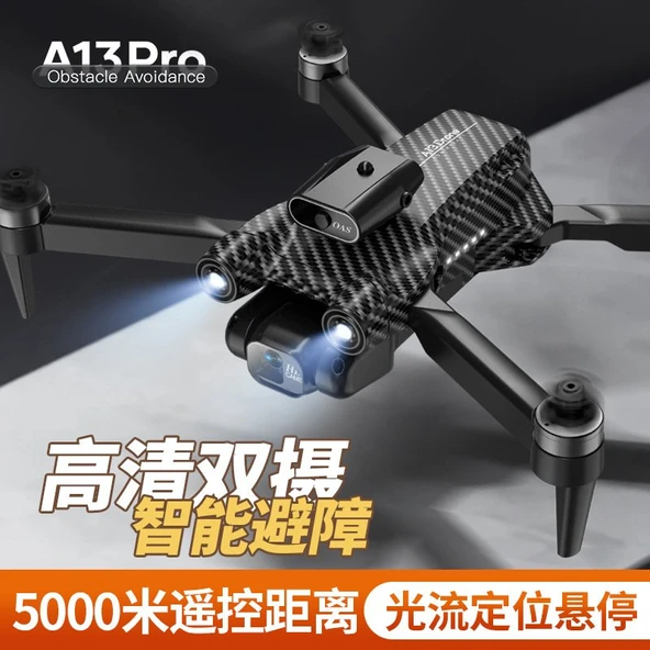 Çeşithane A13 Üstün Performanslı Drone – Elektrik Ayarlı Lens, Optik Hover, 360° Roll Hareketli, Katlanabilir Profesyonel RC Drone - Resim 2