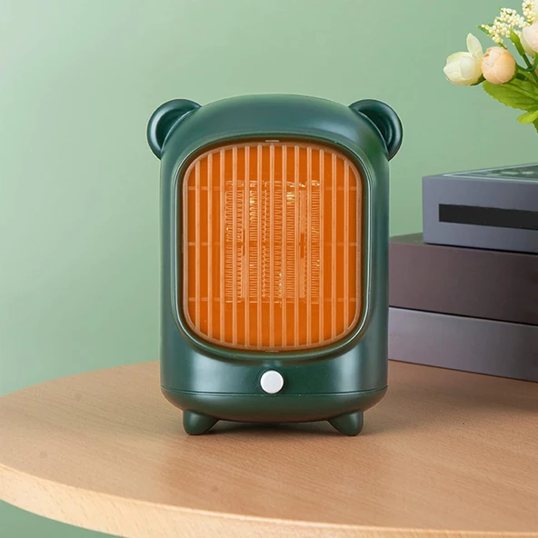 Mistaha 500W Elektrikli Uzay Isıtıcı PTC Hızlı Isıtma Güvenli Isıtıcı Ev Ofis Odası Masası Kapalı Kullanım için Sabit Sıcaklık Mini Uzay Isıtıcı - Resim 3