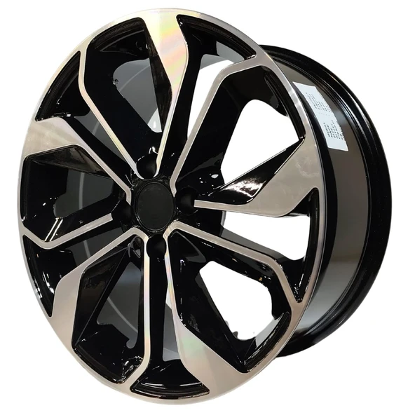 4 lü Takım SONİC 7702 7.5*17 4*100 ET35 73.1 BLACK JANT - Resim 2