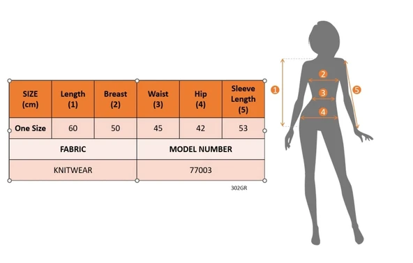 Kadın Uzun Kollu V Yaka Kol Delikli Baklava Desen Detaylı Triko Kazak - Resim 4