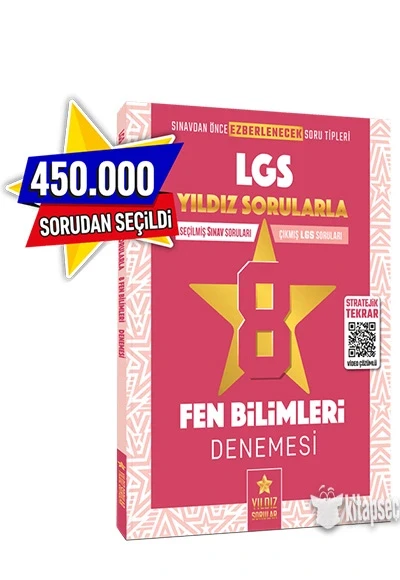 Lgs Yıldız Sorularla Fen Bilimleri 8 Denemesi ürün görseli
