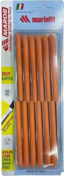 Marob Original 12'li Meyve Bıçağı - Turuncu - 20KB12 ürün görseli 1