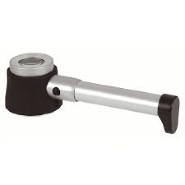 10X Büyütmeli Tekstilciler Için Ölçek  Kalite Kontrolü Pipo Modeli Büyüteç - Resim 2