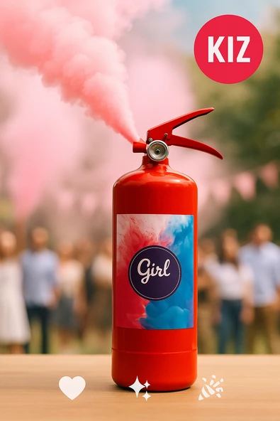 Pembe Dumanlı Cinsiyet Belirleme Bombası – Gender Reveal Boy Smoke • Yoğun Renkli Duman Spreyi ürün görseli 1