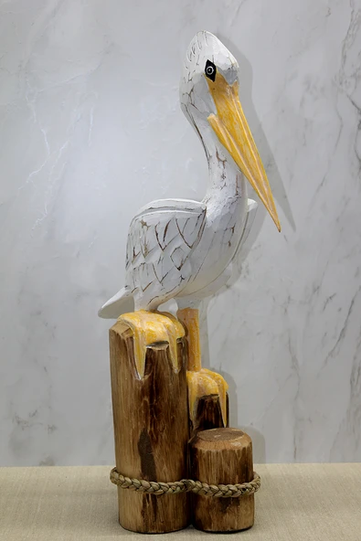 Ahşap Pelikan 60 Cm ürün görseli 1