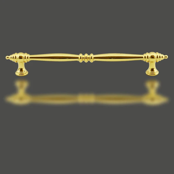 Mobilya Mutfak Dolabı Çekmece Dolap Kapak Kulpu Düz Metal Kulp Kulbu Kulpları 160 Mm Gold - Resim 3