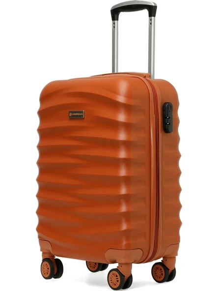 Lumberjack Newyork Kiremit Renk Orta Boy Valiz - Resim 2