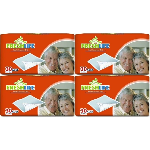 FreshLife Hasta Yatak Koruyucu 60*90CM 120 Adet (4PK*30) ürün görseli 1