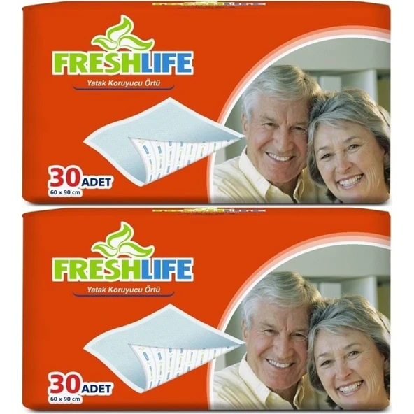 FreshLife Hasta Yatak Koruyucu 60*90CM 60 Adet (2PK*30) ürün görseli 1