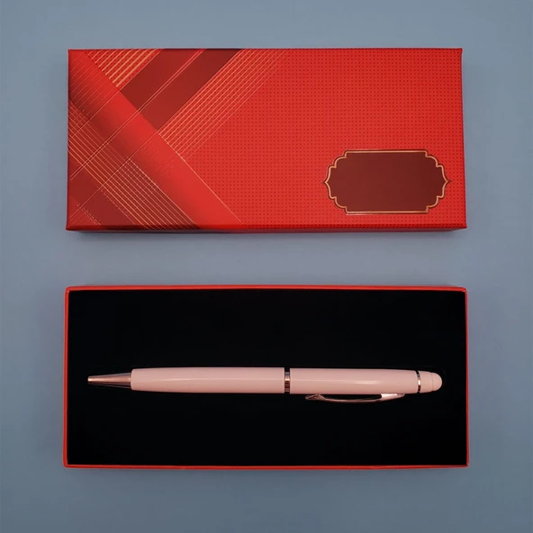 KENPAZAR Kutulu Beyaz Tükenmez Kalem ürün görseli