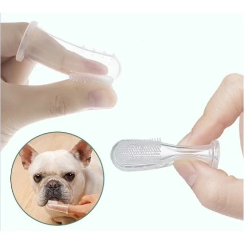 Parmağa Takılan Hayvan Diş Kaşıma Fırçası ürün görseli 1