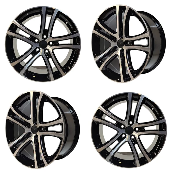 4 lü Takım SONİC 1032 8*18 5*112 ET40 73.1 BLACK MACK JANT - Resim 3