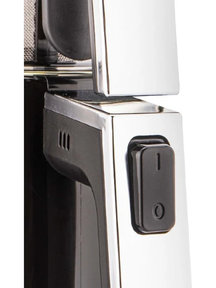 Bambum Cam Demlikli Çay Makinesi Siyah - Resim 3