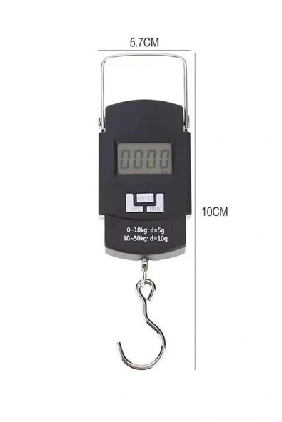 Profesyonel El Terazisi El Kantarı 50 Kg Dijital Göstergeli Tartı - Resim 4