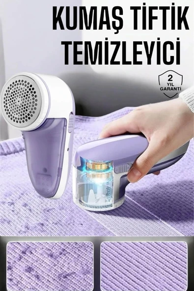 Tiftik Temizleme Makinesi USB Şarjlı Tüy Toplayıcı Kablosuz ürün görseli