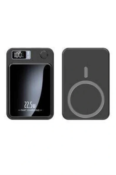 Magsafe Hızlı Şarj 10.000 Mah Wireless Şarj Powerbank Android ve İOS Uyumlu - Resim 3